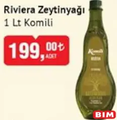 KOMİLİ RİVİERA ZEYTİNYAĞI 1 L
